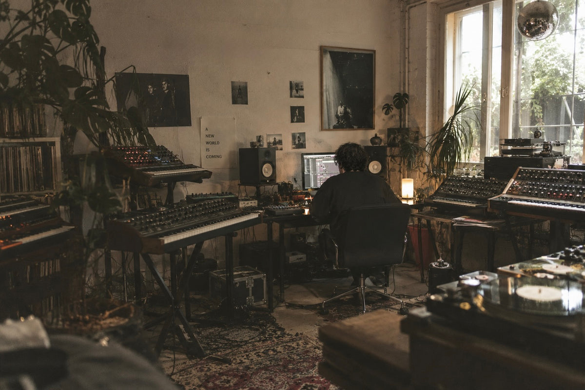 The Send Return Studio room where every pack is made